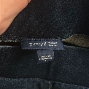 Stylish Indigo Slim Leg Pants PureJill